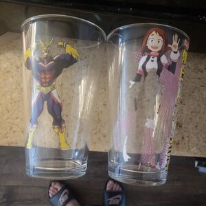 Anime Character Glass Set